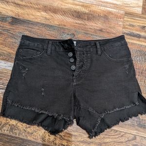 Just USA Black Jean Shorts